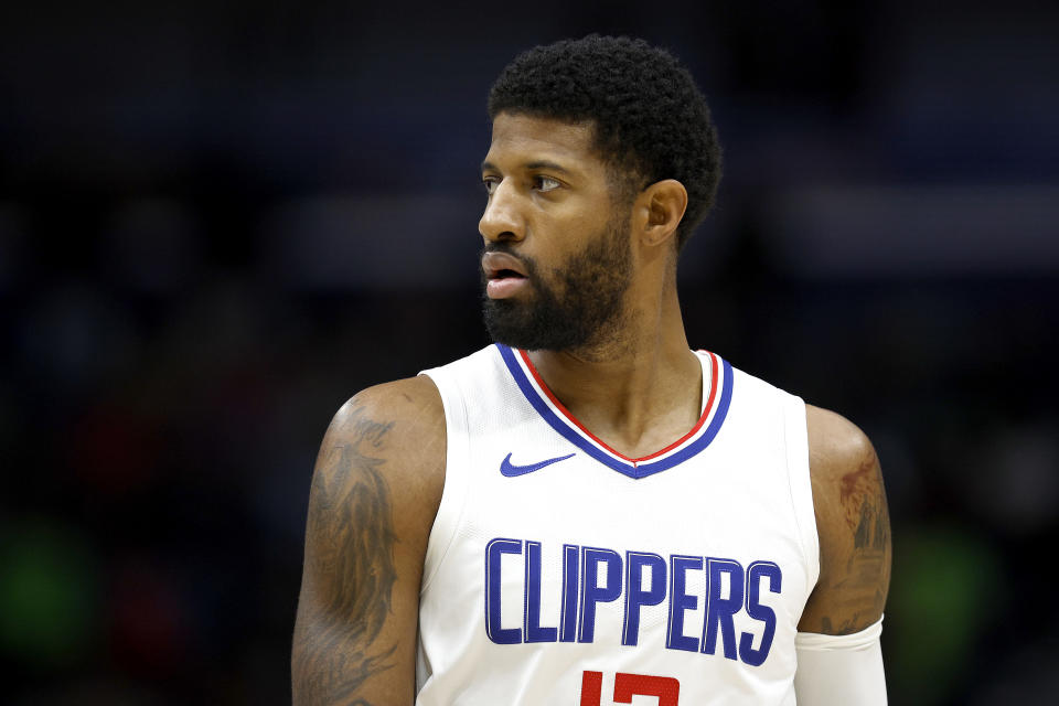 Paul George is now with the Philadelphia 76ers following failed contract negotiations with the Los Angeles Clippers. (Sean Gardner/Getty Images)