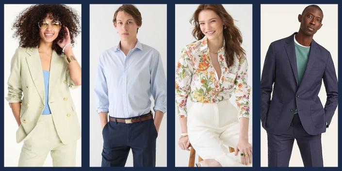 <p>J.Crew has been a preppy staple for decades—their rainbow of sweaters are the stuff of legend, their leather goods famous for designer quality without the price tag, their <a href="https://www.townandcountrymag.com/style/fashion-trends/a39048573/jcrew-cocoon-coat-review/" rel="nofollow noopener" target="_blank" data-ylk="slk:outerwear" class="link ">outerwear</a> that causes <a href="https://www.townandcountrymag.com/style/fashion-trends/a39612441/jcrew-classic-denim-jacket-review/" rel="nofollow noopener" target="_blank" data-ylk="slk:editors to obsess" class="link ">editors to obsess</a>, their suits loved by office workers <a href="https://www.townandcountrymag.com/society/tradition/g32348400/meghan-markle-kate-middleton-prince-harry-jcrew-style-photos" rel="nofollow noopener" target="_blank" data-ylk="slk:and royalty" class="link ">and royalty </a>alike. Another thing they've become known for over the years? Impressive sales that let us snag our most coveted looks at a discount. Not sure what you need to snap up from their latest round of markdowns? Don't worry, we've combed through their vast selection to bring you the most covetable finds to get your cart started. Check them out below, then <a href="https://go.redirectingat.com?id=74968X1596630&url=https%3A%2F%2Fwww.jcrew.com%2F&sref=https%3A%2F%2Fwww.townandcountrymag.com%2Fstyle%2Ffashion-trends%2Fg40933954%2Fjcrew-sale%2F" rel="nofollow noopener" target="_blank" data-ylk="slk:head to J.Crew" class="link ">head to J.Crew</a> to see the full sale. </p>