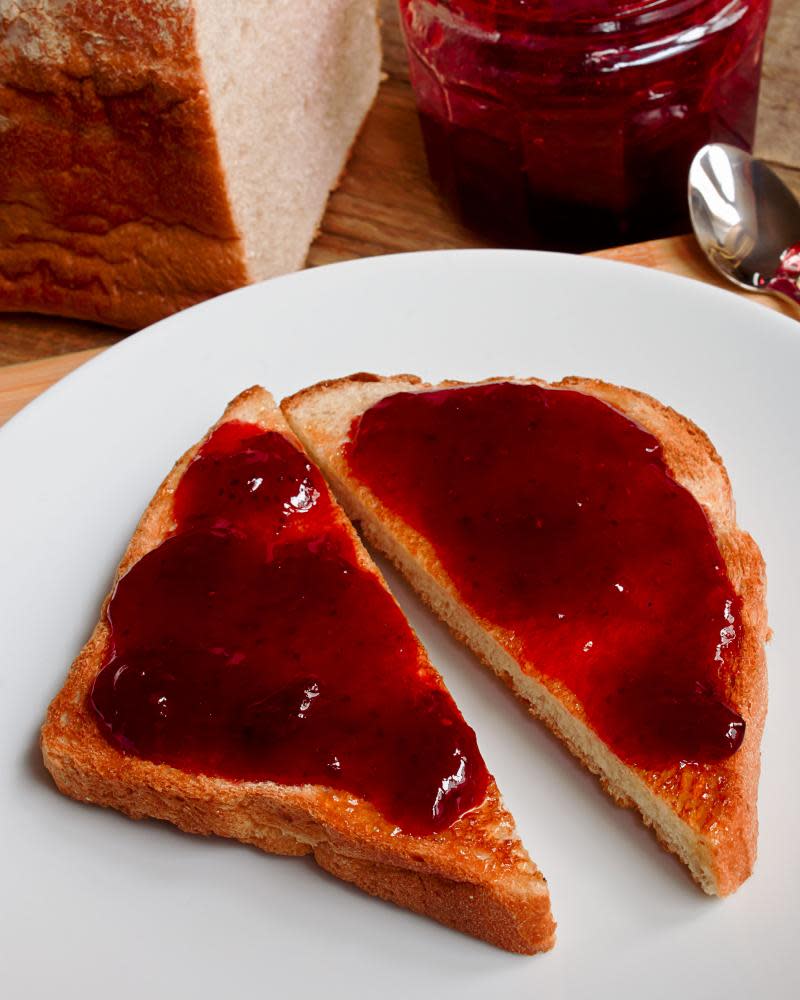 Jam and toast