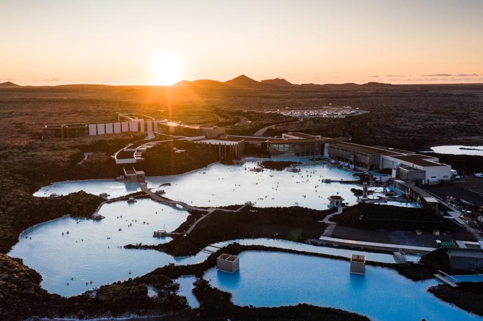 Iceland’s Blue Lagoon, as seen from above (Blue Lagoon)