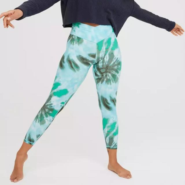 OFFLINE by Aerie x Aly Raisman Real Me High Waisted Crossover Legging