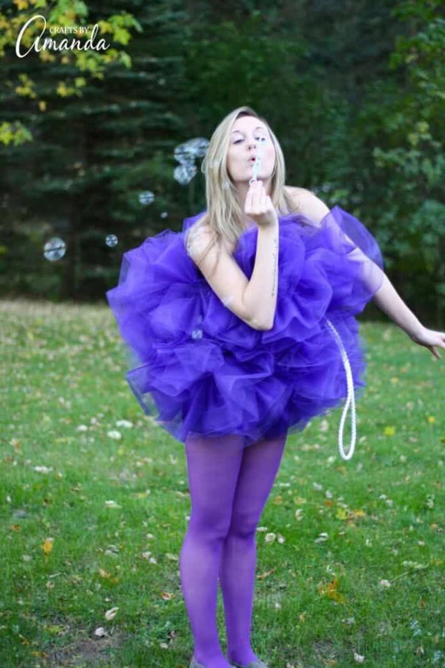 DIY Giant Pom Pom Costume