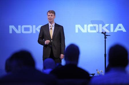 Finnish mobile phone manufacturer Nokia's Chairman of the Board Risto Siilasmaa speaks during the company's news conference in Espoo, September 3, 2013. REUTERS/Markku Ulander/Lehtikuva