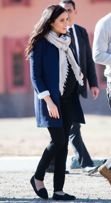 meghan-markle-wearing birdies-shoes