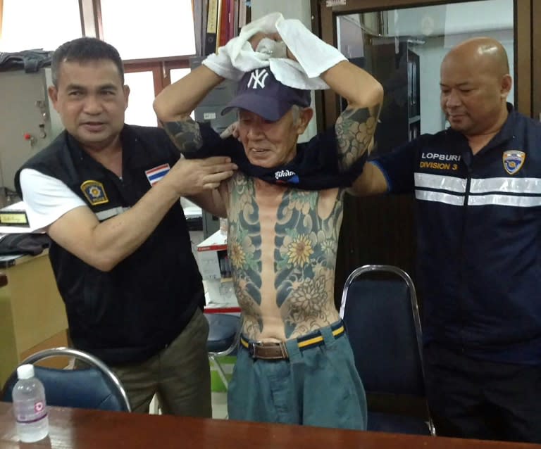 Fugitive Yakuza boss Shigeharu Shirai was discovered in Thailand after photos of his tattoos went viral