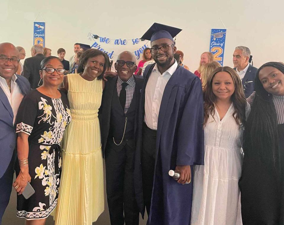 Al Roker and Deborah Roberts family