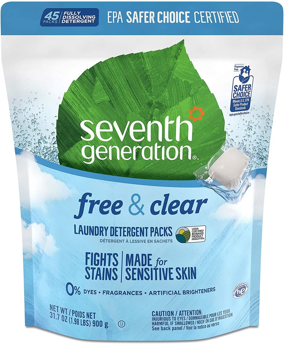 Seventh Generation Laundry Detergent Packs, best laundry pods
