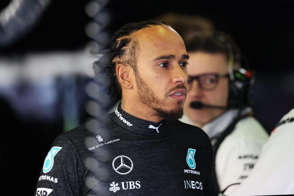 Lewis Hamilton has had his ‘worst ever start to a season’ in his last campaign for Mercedes (Getty Images)