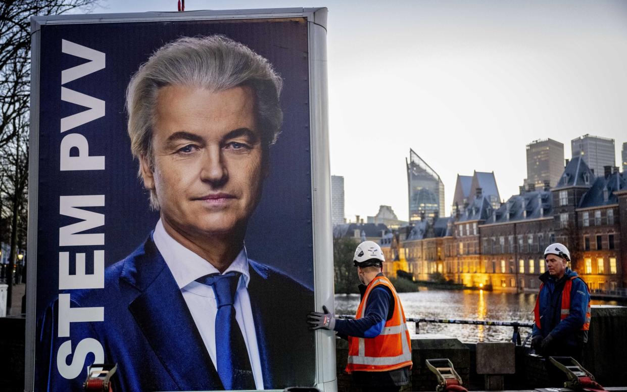 'Even parties that are quite rightwing, like Wilders’s, are still quite liberal on social issues': Wilders's Freedom Party (PVV) won 37 seats in the Dutch general election