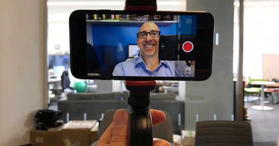 FaceTime camera without the Olloclip's lens add-on.