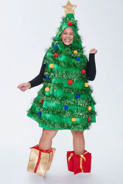 <a href="https://www.forever21.com/us/2000417807.html" target="_blank" rel="noopener noreferrer">This is the outfit</a> to wear if you are really, really, really into the holiday season. Also, dignity is overrated.