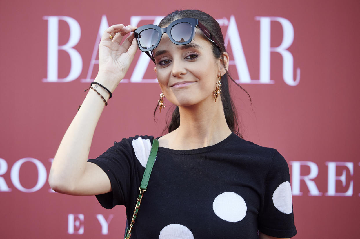 MADRID, SPAIN - JUNE 09: Victoria Federica de Marichalar y Borbon  attends the Harper's BAZAAR and Carolina Herrera 'Fun In The Sun' party on June 09, 2022 in Madrid, Spain. (Photo by Borja B. Hojas/WireImage)