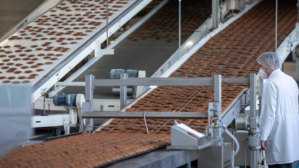 Lebkuchen-Produktion