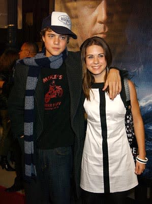 Douglas Smith and Lyndsy Fonseca at the LA premiere of 20th Century Fox's Master and Commander: The Far Side of the World