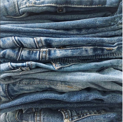 Jeans galore.