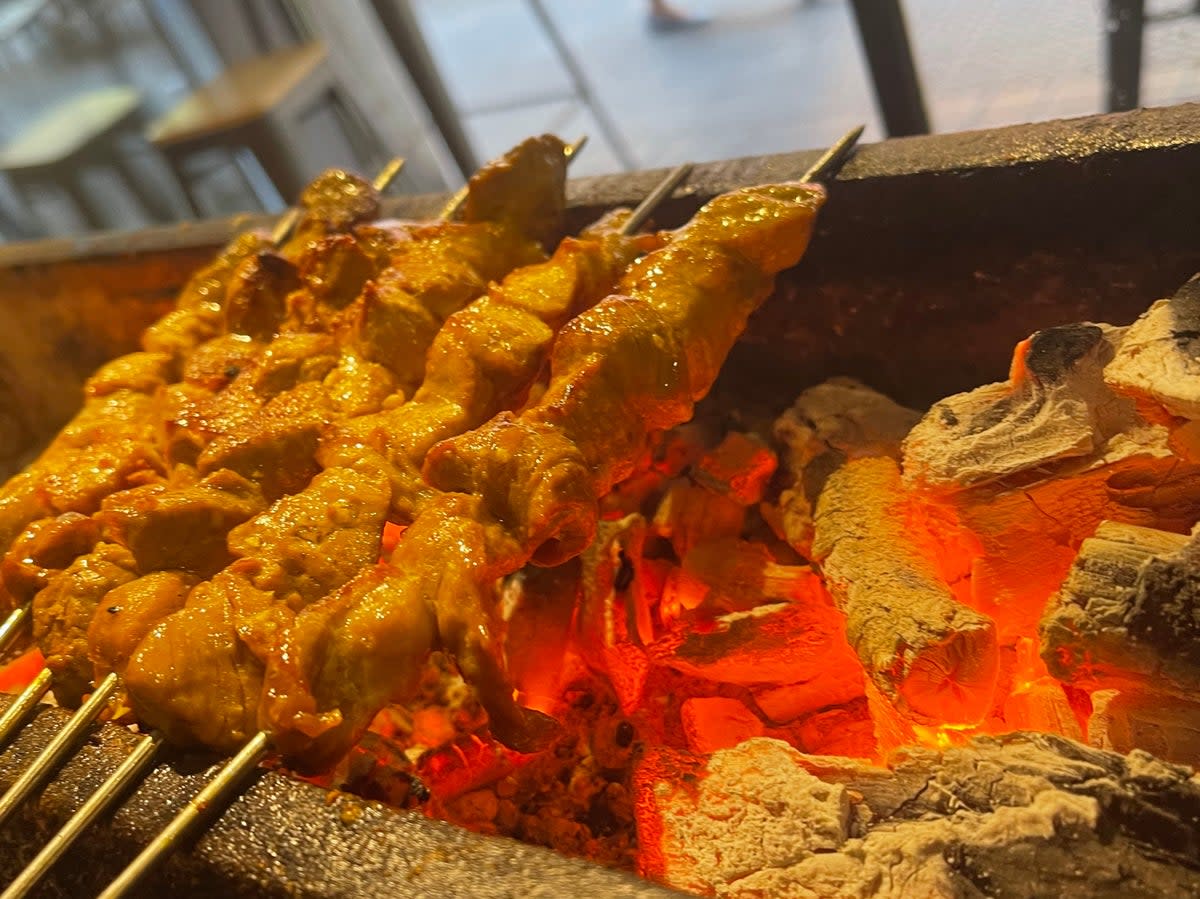 Flame-grilled skewers at El Pintxito (El Pintxito)