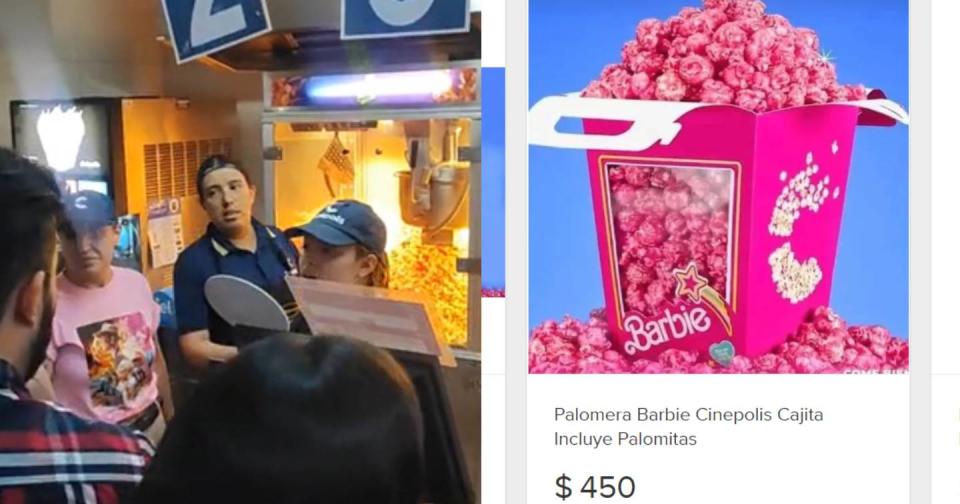 Palomeras y vasos de Barbie causan furor y reclamos por su escasez. Foto: Captura de video TikTok vía y Mercado Libre