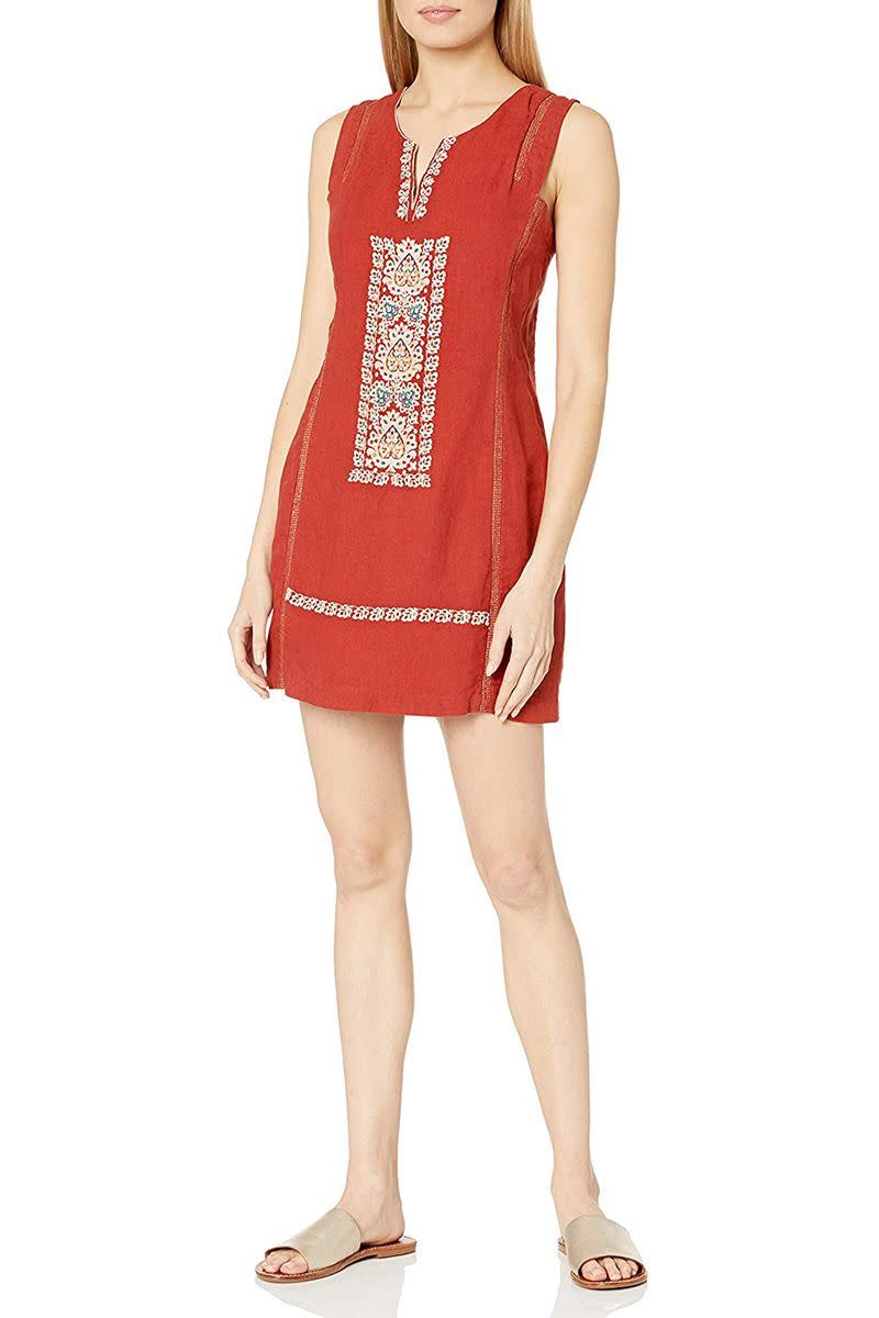 12) Embroidered Shift Dress