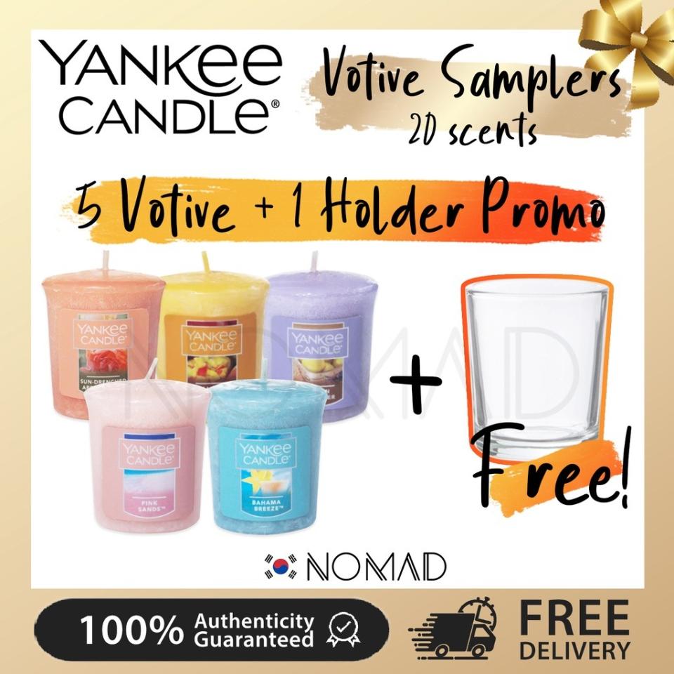 [Yankee Candle] Votive Samplers Mini Candle. (Photo: Shopee SG)