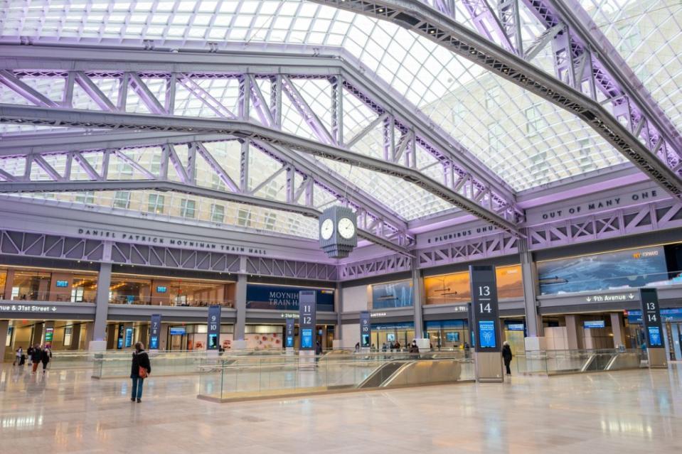 The Moynihan Train Hall was one of many projects funded with federal cash. Getty Images