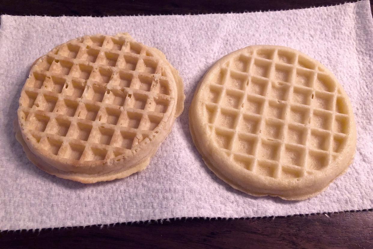 kellogg's and aldi brand sample waffles