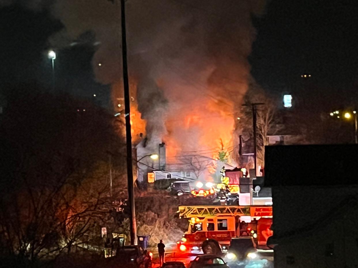 Newark firefighters battled a blaze on North Arch Street last week. The local fire union president says the new union contract fails to address many critical issues within the department.
