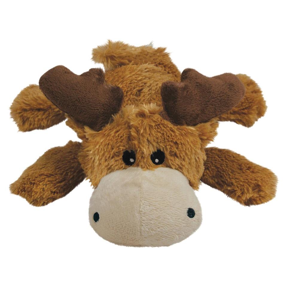 Kong Cozie Marvin the Moose Plush Dog Toy on a white background