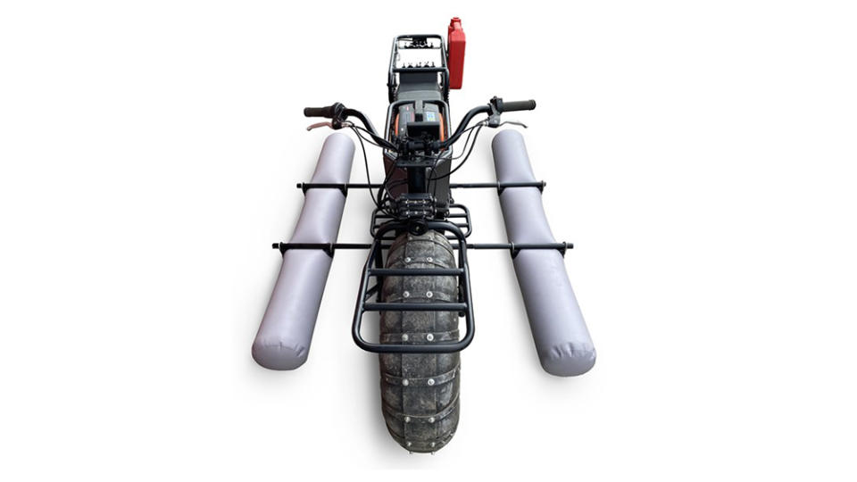 The Robo.Systems 2×2 Ultra Bike with 50-gallon balloons equipped - Credit: Robo.Systems