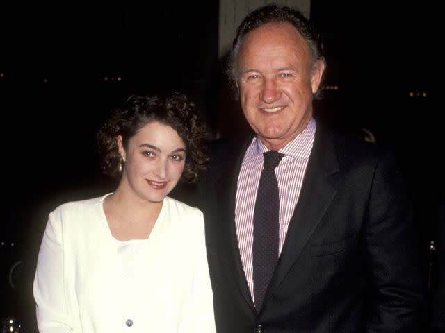 <p>Ron Galella/Ron Galella Collection/Getty</p> Gene Hackman and Leslie Hackman