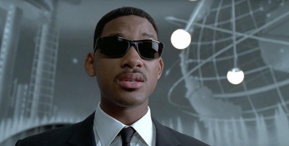 Will Smith wearing sunglasses