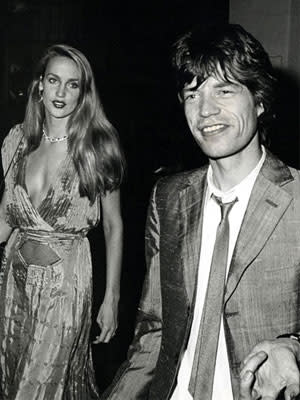 Jerry Hall and Mick Jagger