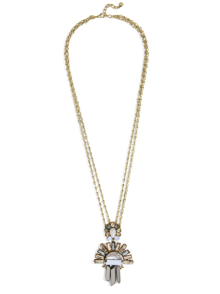 <p><strong>Buy It! </strong>Necklace, $52; <span>baublebar.com</span> </p>