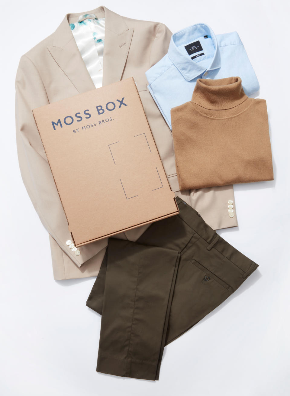 The ‘Moss Box’ will allow customers to choose two items and make unlimited swaps (Moss Bros/PA)