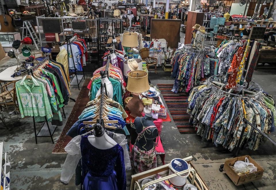 A look inside Fleur de Flea at Paristown Hall a vintage market in the Paristown neighborhood.January 28, 2020