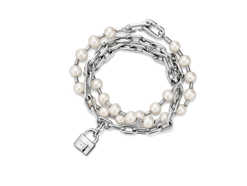 Tiffany & Co. Pearl Lock Bracelet. (PHOTO: Tiffany & Co.)