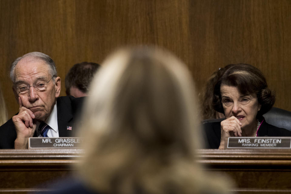 Chuck Grassley and Dianne Feinstein