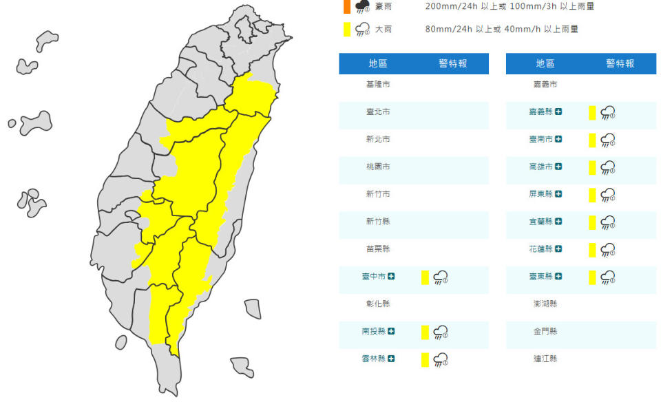 （圖取自中央氣象署網站）