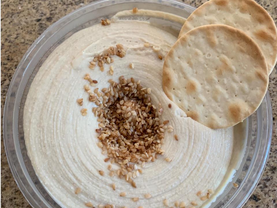 Hummus snack