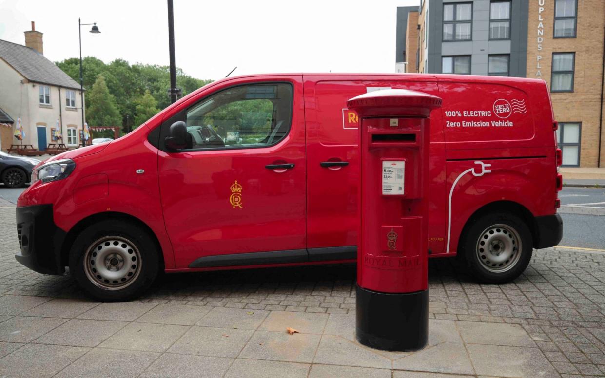 The King's cypher will appear on new post boxes and on many of the Royal Mail's fleet of vans