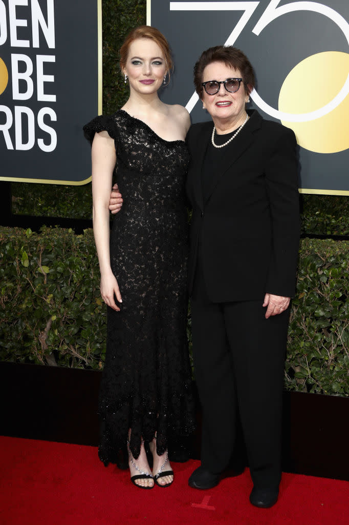 Emma Stone and Billie Jean King