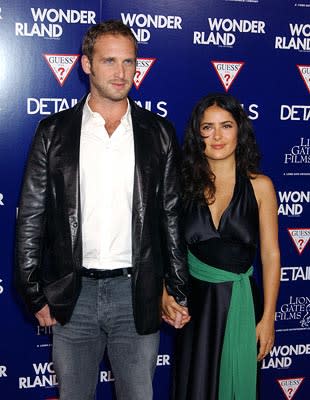 Josh Lucas and Salma Hayek at the LA premiere of Lions Gate's Wonderland