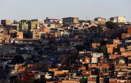 A general view of Jardim Sao Luis near the edge of Sao Paulo, September 6, 2014. REUTERS/Paulo Whitaker