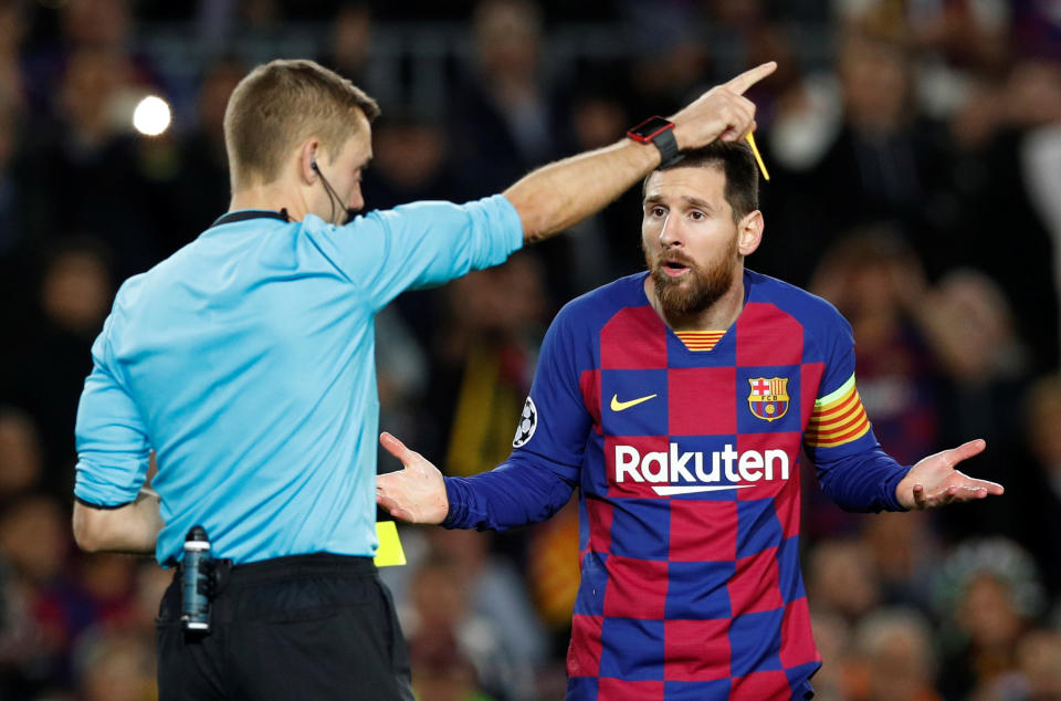 If Lionel Messi ever comes to MLS, it's almost certainly not going to be this year. (REUTERS/Albert Gea)