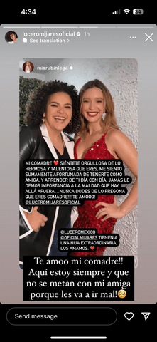 <p>Lucerito Mijares Instagram</p> Lucerito Mijares Instagram