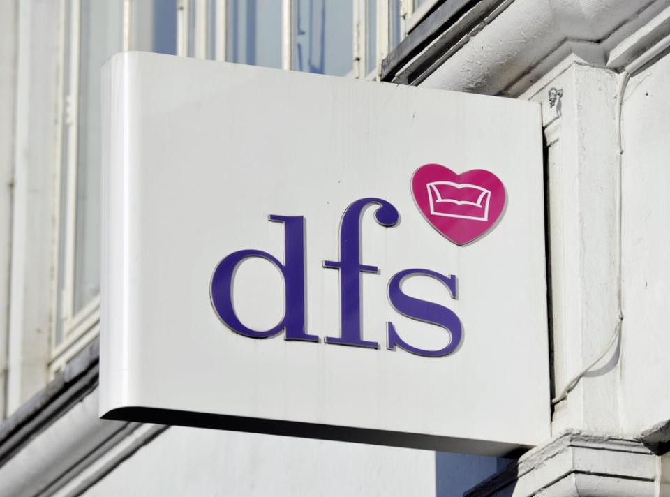 Sofa chain DFS posted a drop in half-year sales and profits as it revealed a hit of around £21m from supply chain difficulties and warned of ongoing disruption (Nick Ansell/PA) (PA Wire)