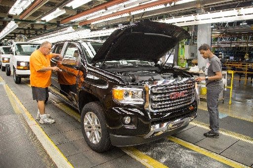 General Motors added a third shift at its Wentzville (Mo.) Assembly plant last September to build trucks and vans.