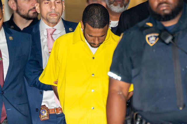 <p>Theodore Parisienne for NY Daily News via Getty</p> Felix Herrera Garcia appear in court on Oct. 5, 2023