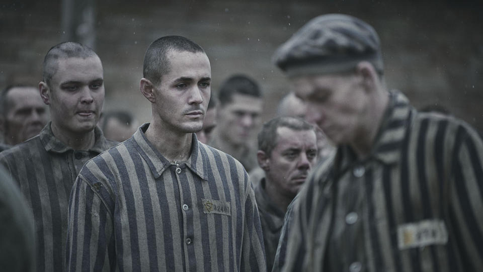 THE TATTOOIST OF AUSCHWITZ Jonah Hauer-King as Lali Sokolov in Auschwitz