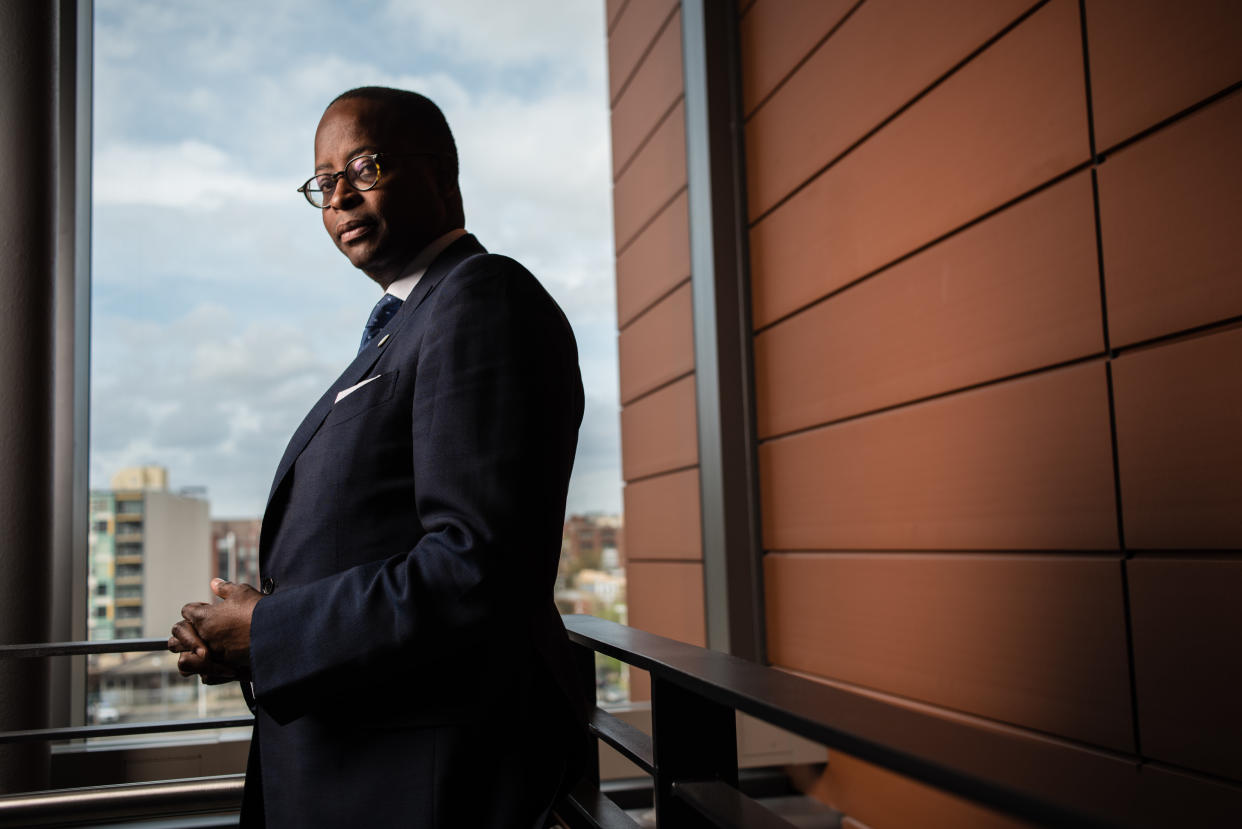 Mishandling of financial aid funds at Howard University&nbsp;led to a furious&nbsp;response from students and alumni. Wayne Frederick, the school's president, is pictured here in 2017. (Photo: The Washington Post via Getty Images)