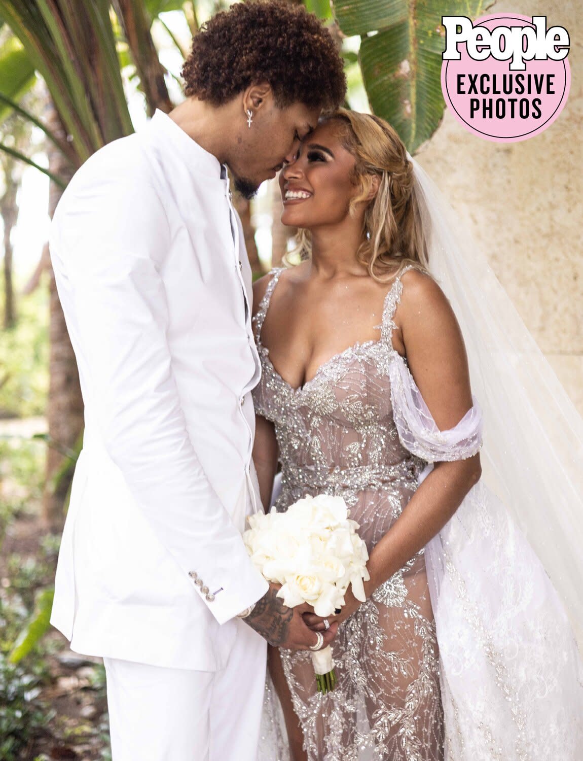 NBA star Kelly Oubre Jr wedding photos exclusive